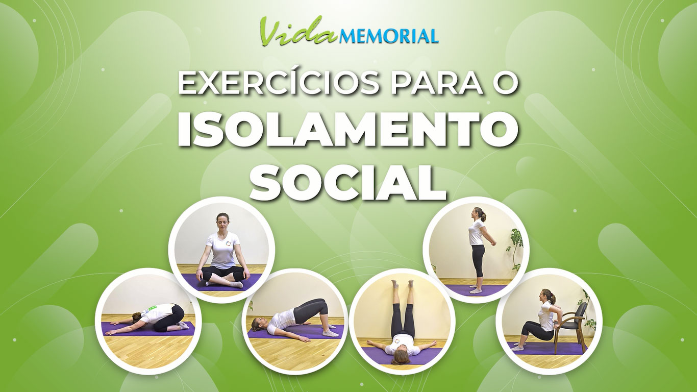 Exercícios para o isolamento social