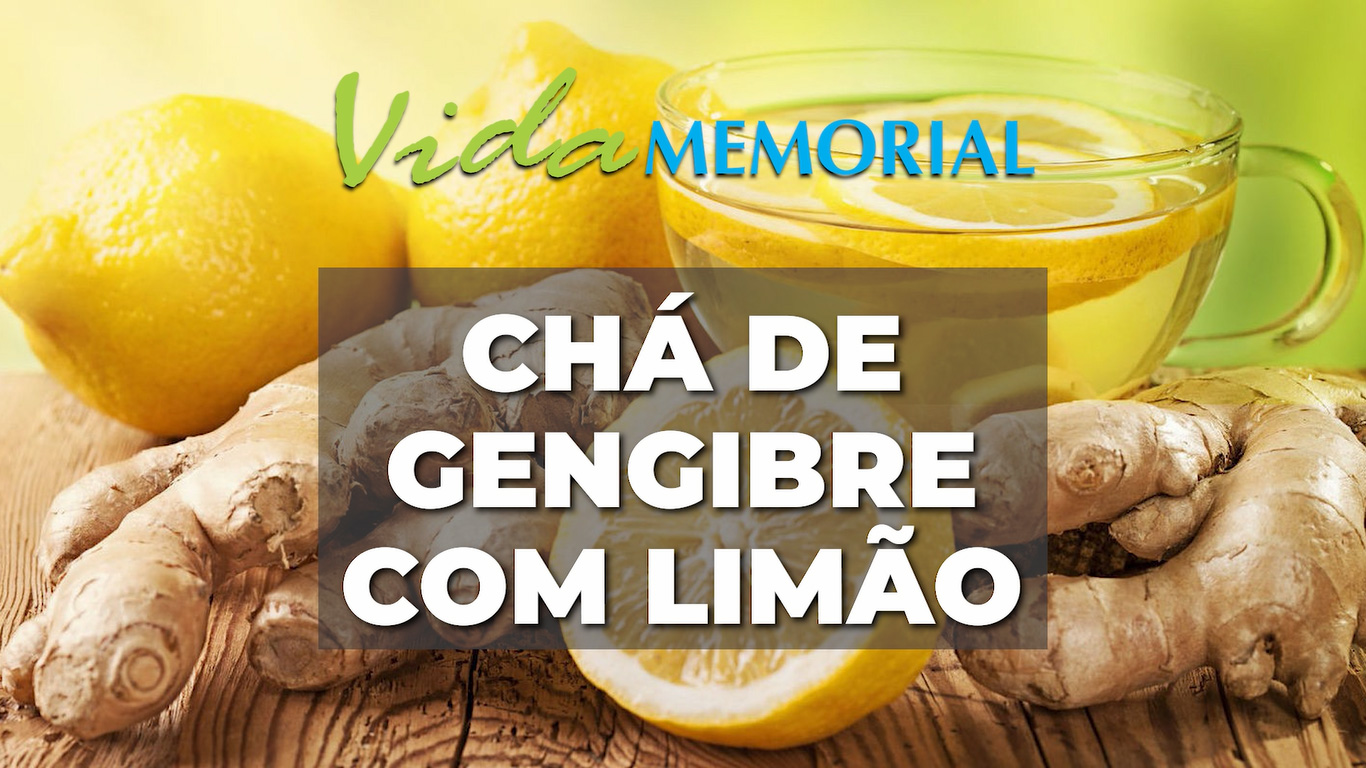 Chá de Gengibre com Limão