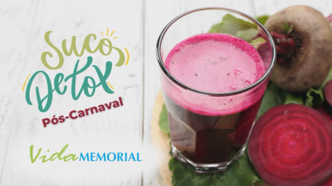 Suco detox pós-carnaval