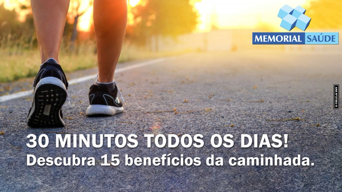 Benefícios da caminhada.